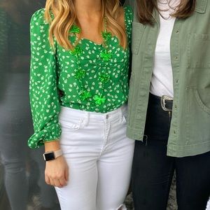 NWT Green H&M Blouse